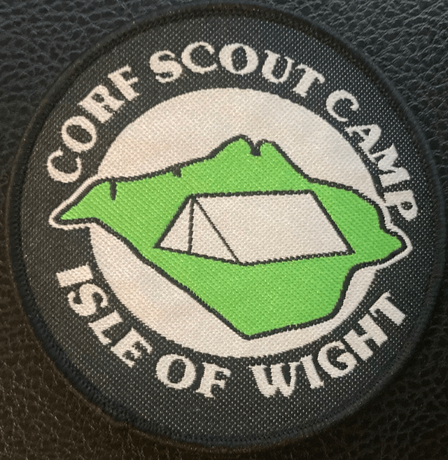 Blanket Badge- Corf Scout Camp (Campsite Badge)